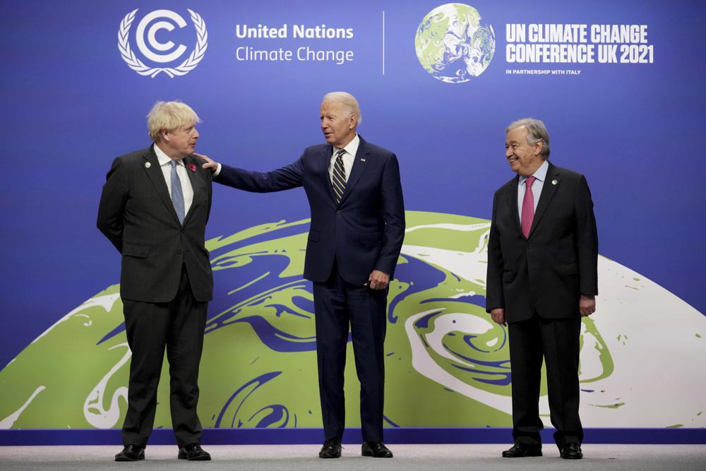 Biden Johnson Climate summit