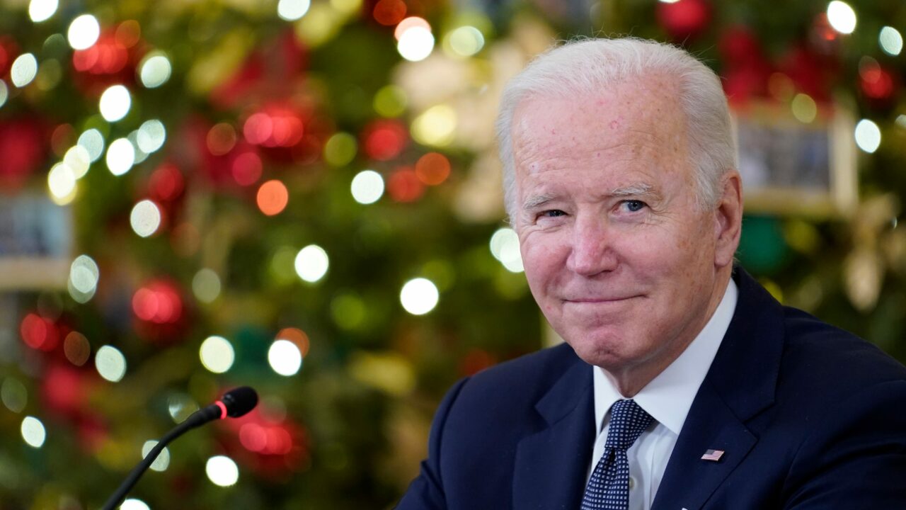 Joe Biden repeats 'Let's go Brandon' slur when taunted by caller