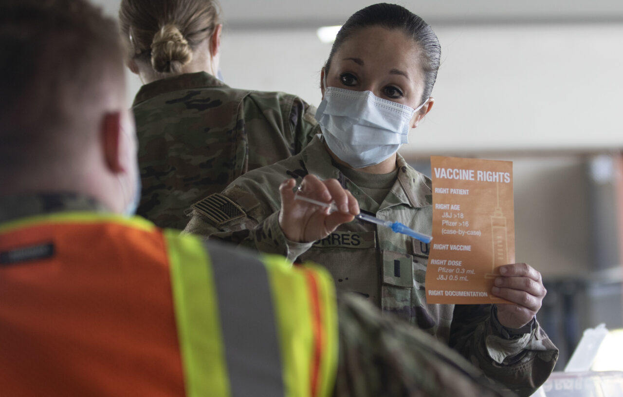 U.S. Army Medics Train on COVID Vaccine Administration