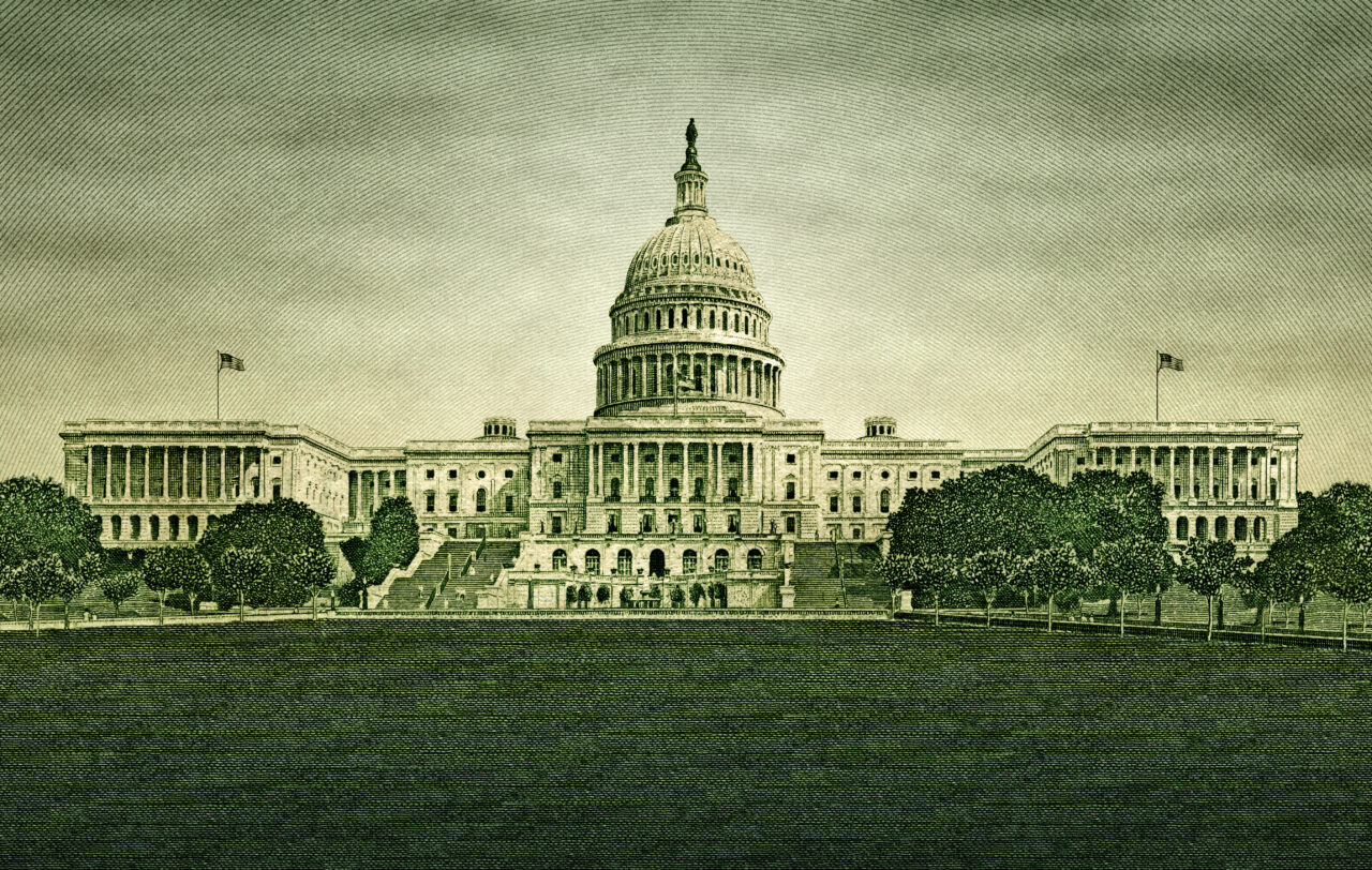 U.S. Capitol Building from the Fifty Dollar Bill