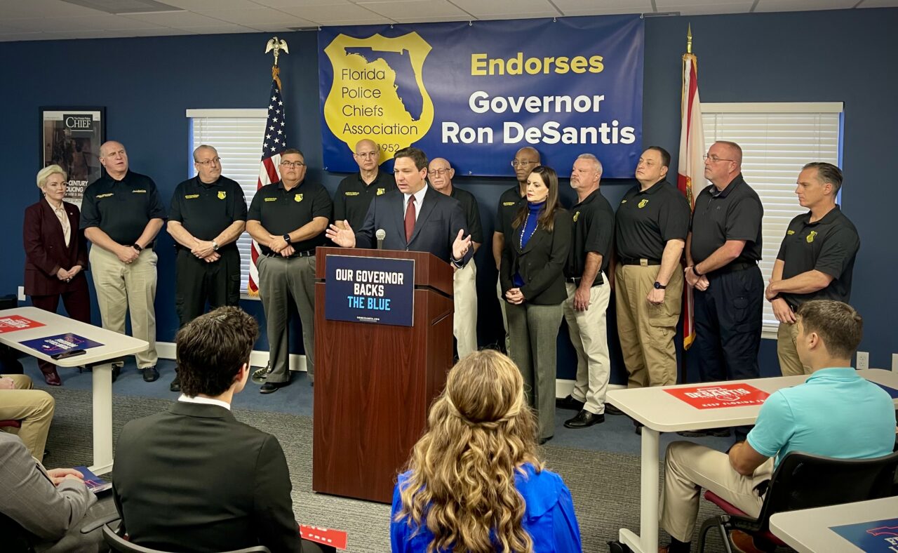 Florida Police Chiefs Association backing Ron DeSantis's reelection