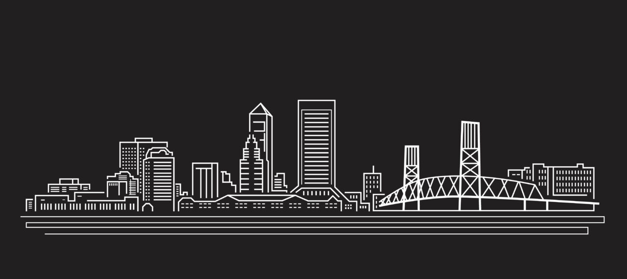 Cityscape Building Line art Vector Illustration design - jackson