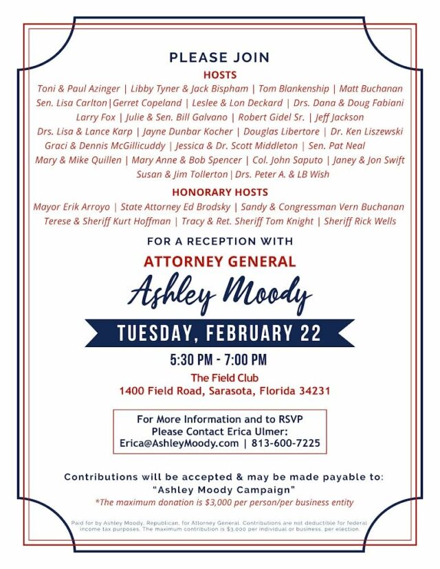 Ashley moody invite