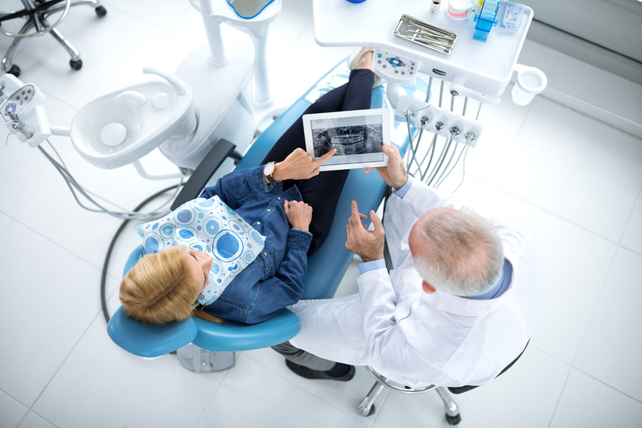 The dentist and  patient agree that their teeth need to be repai