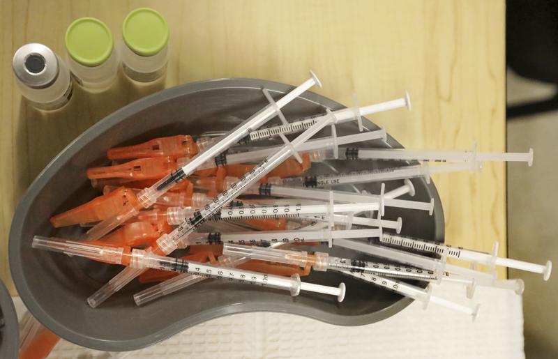 covid vaccine syringes