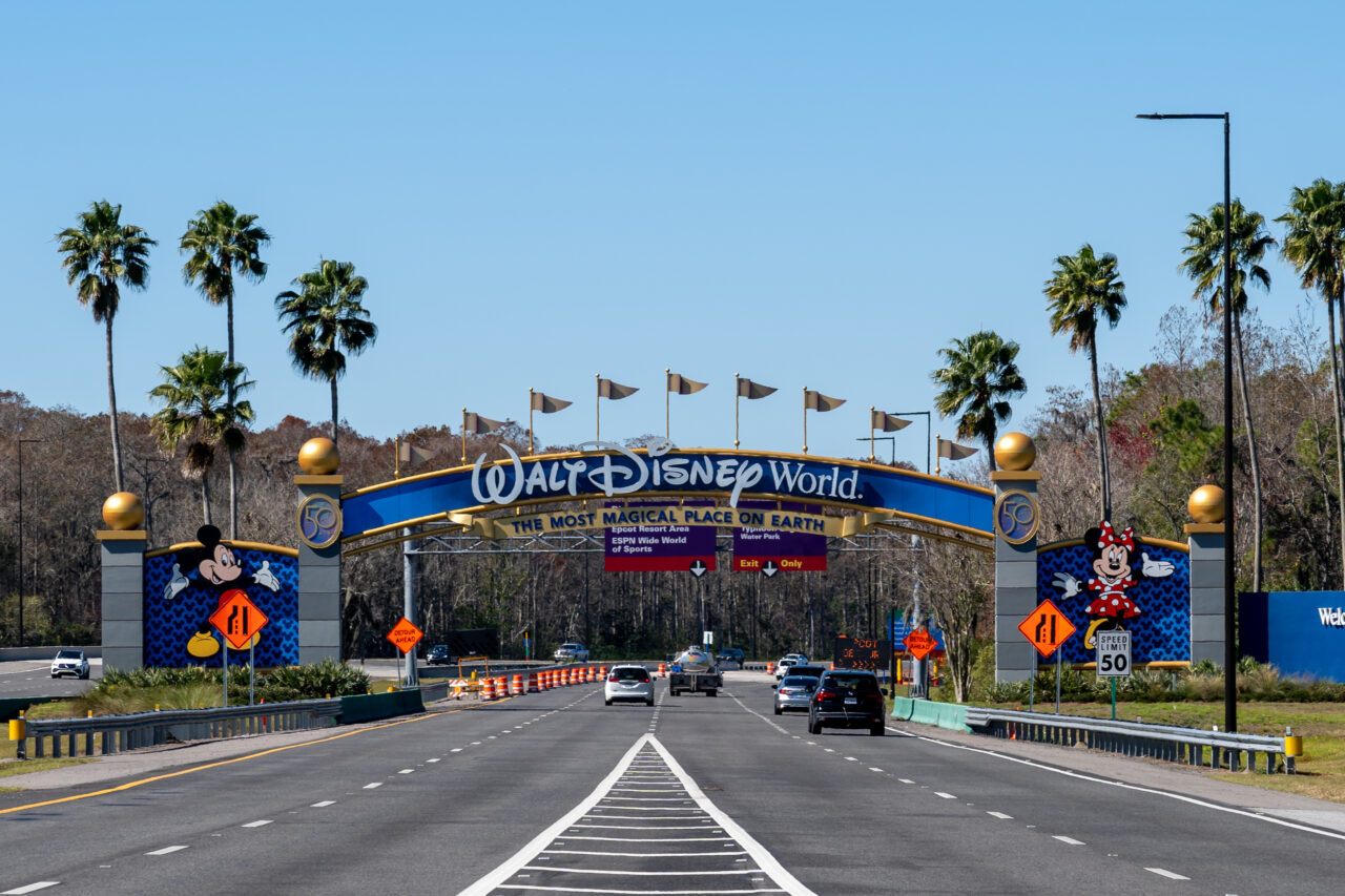 Orlando, Florida, USA - February 9, 2022:  A Walt Disney World e