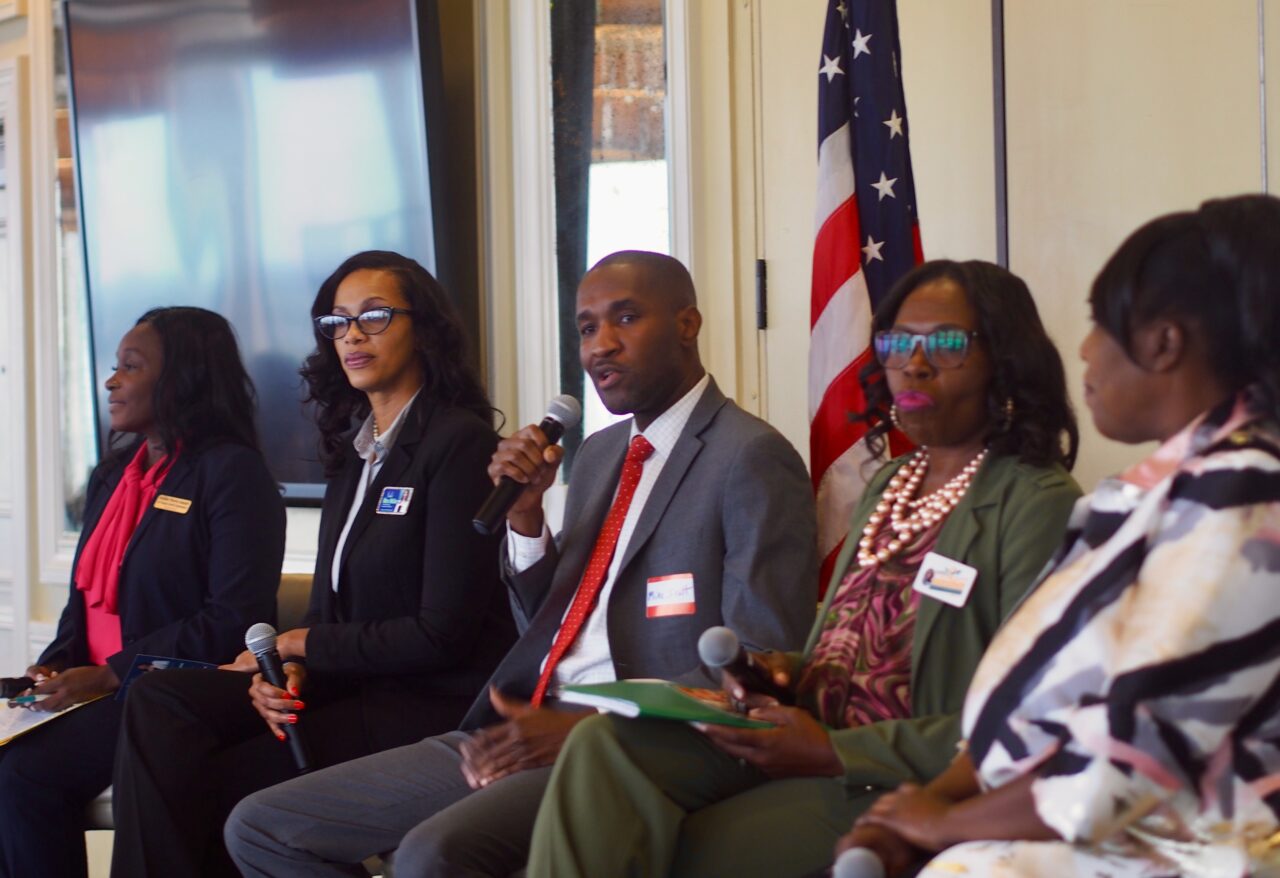 Orange County Commission D 6 candidates Hedder Pierre-Joseph, Nikki Mims McGee, Mike Scott, Roberta Walter Johnson, and Lawanna Gelzer