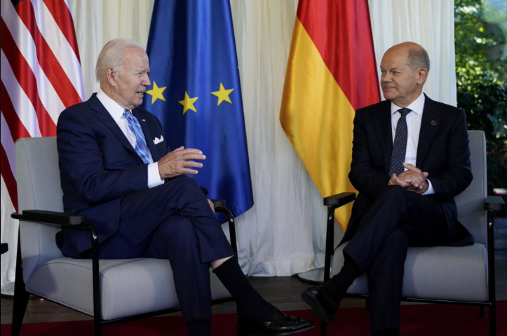 President Joe Biden and German Chancellor Olaf Scholz.