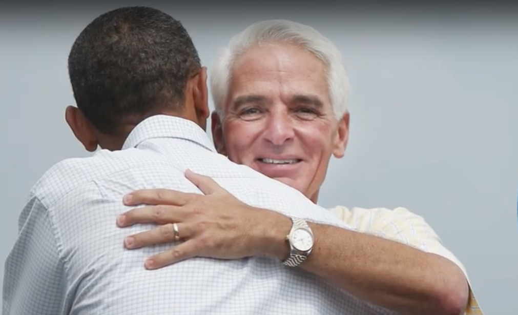 The Hug. Barack Obama and Charlie Crist