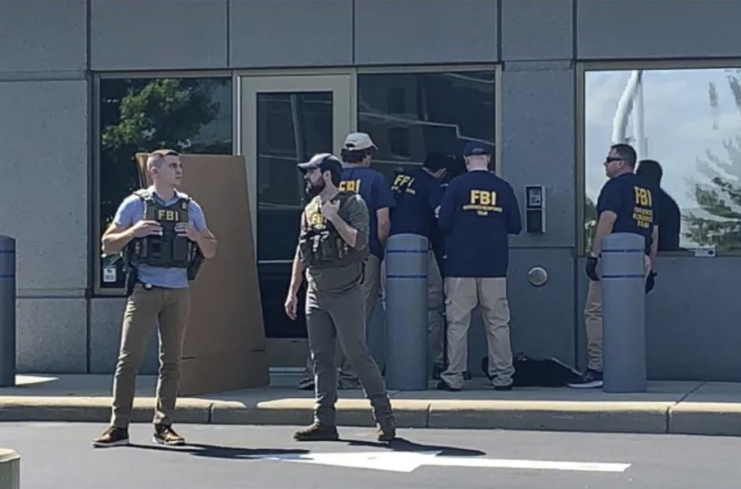 FBI officials gathered in Cincinnati.