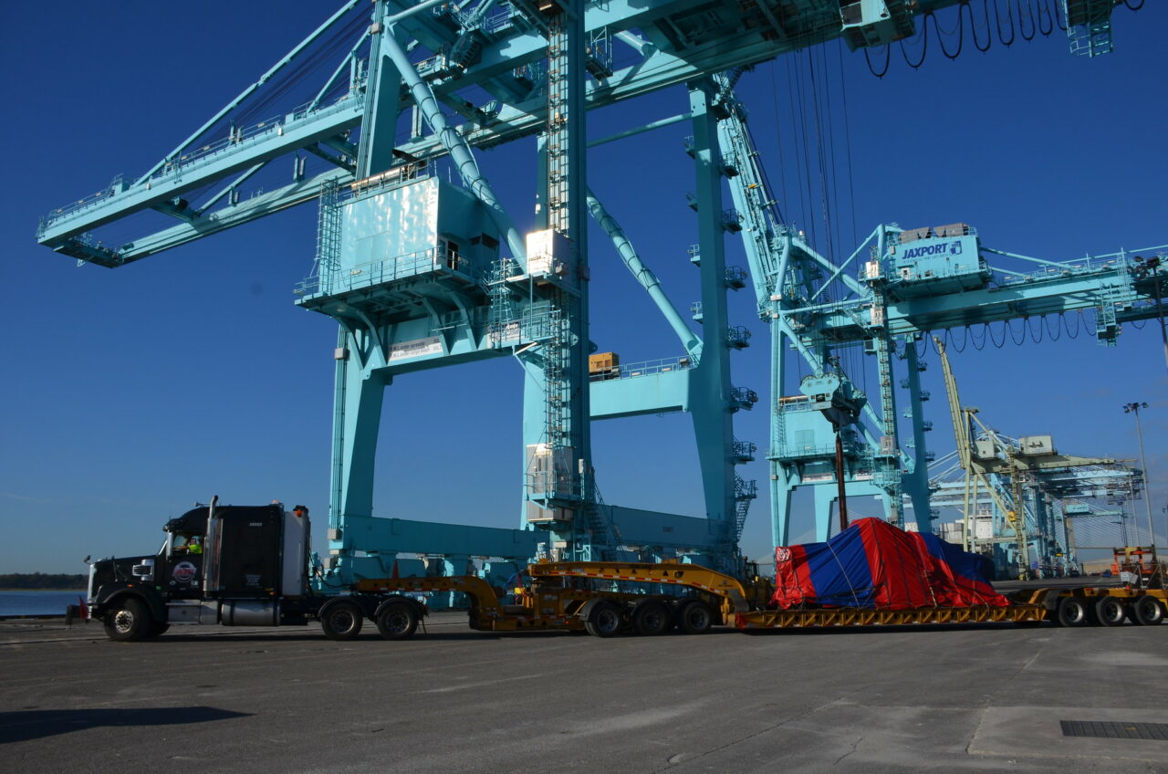 cranes turbines jaxport