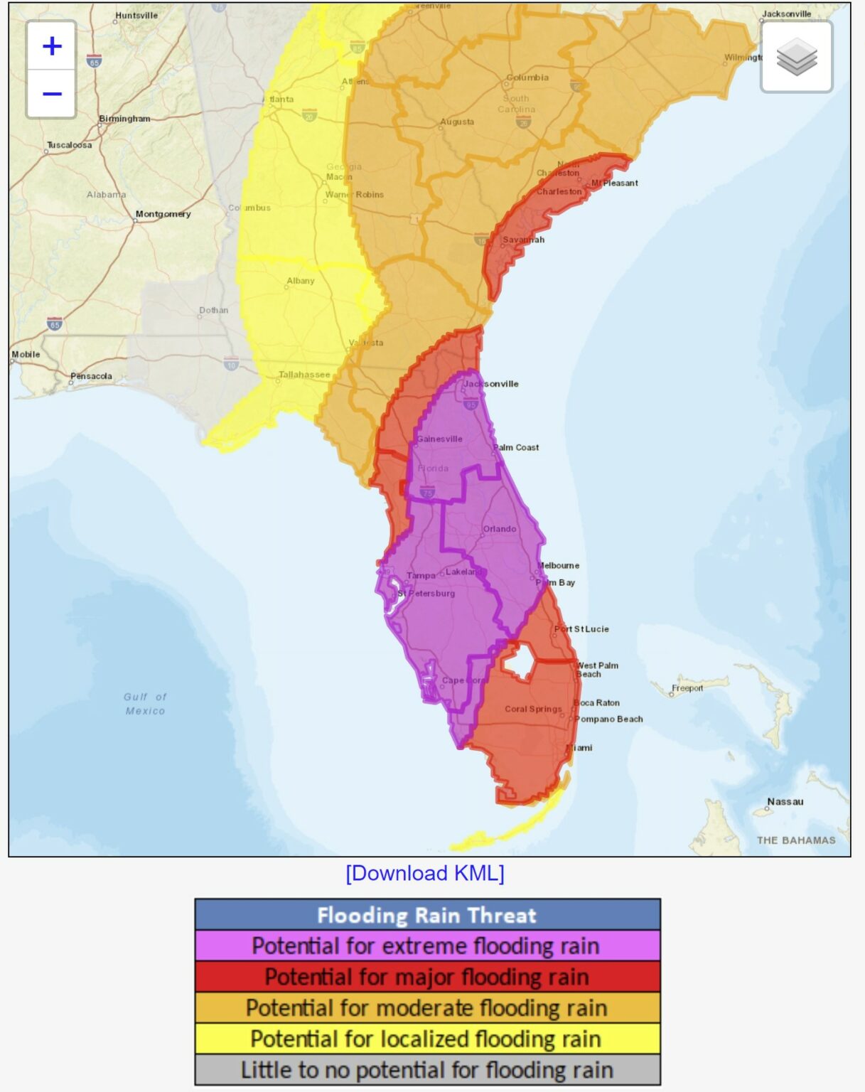Flooding Map Florida 1217x1536 