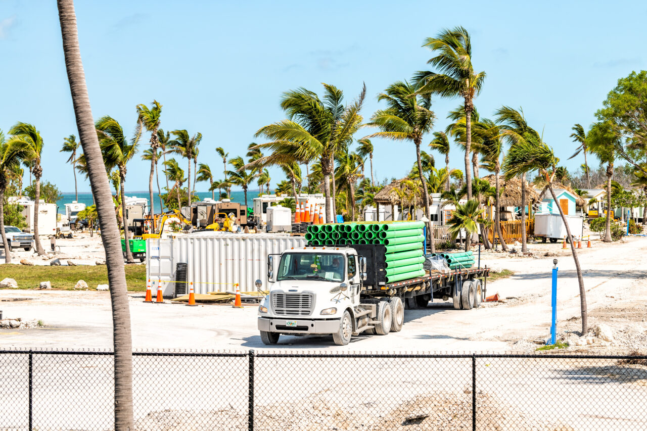 Bahia Honda Key, USA - May 1, 2018: View on state park in Florid