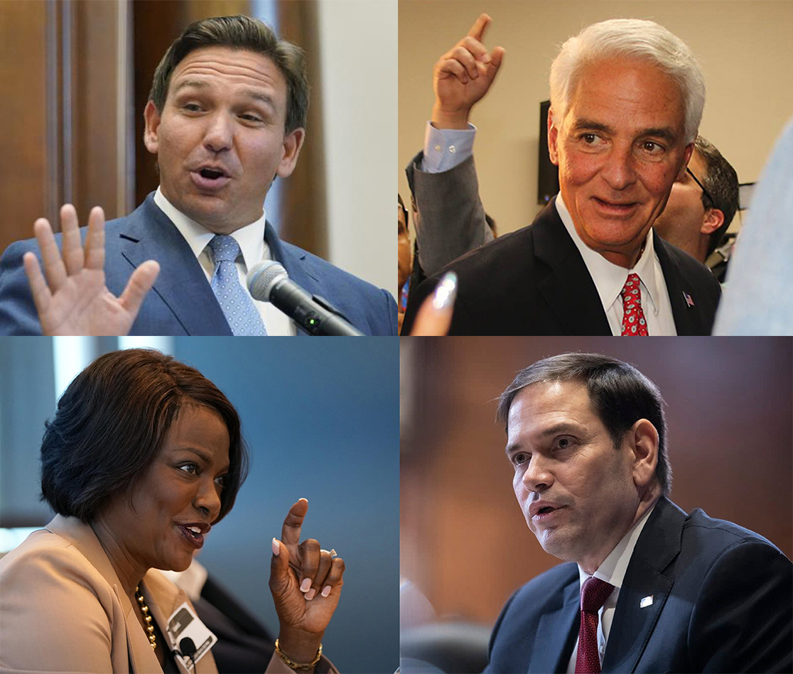 Ron DeSantis CHARLIE CRIST Demings Rubio