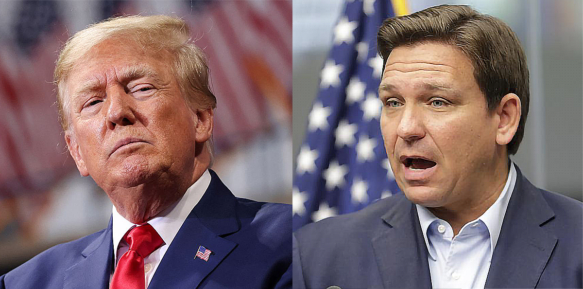In latest low blow, Donald Trump amplifies attack labeling Ron DeSantis a ‘groomer’
