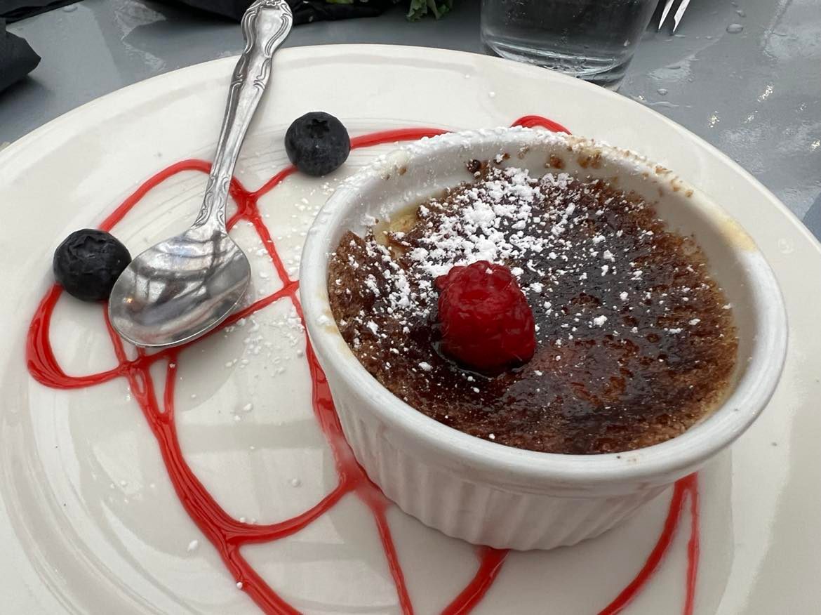 creme brûlée from Maxine's on Shine