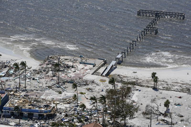 Pier Damage Hurricane Ian Ap 