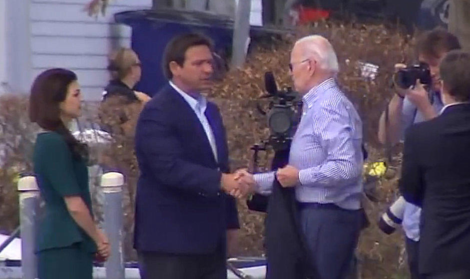 Joe Biden, Ron DeSantis Broadcast Unity, Cooperation During Hurricane ...