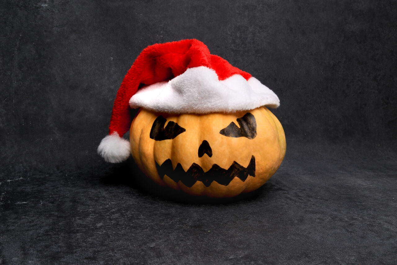 santa pumpkin