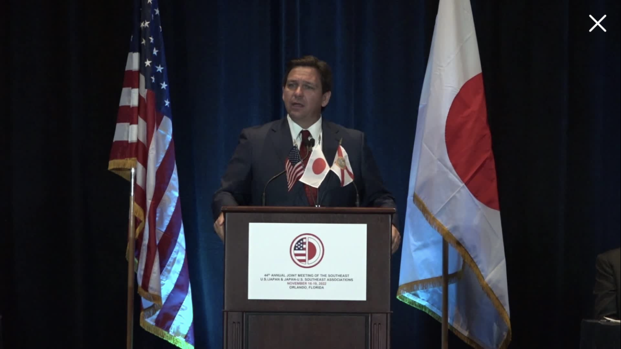 Gov. DeSantis says direct flights could drive Japanese tourism