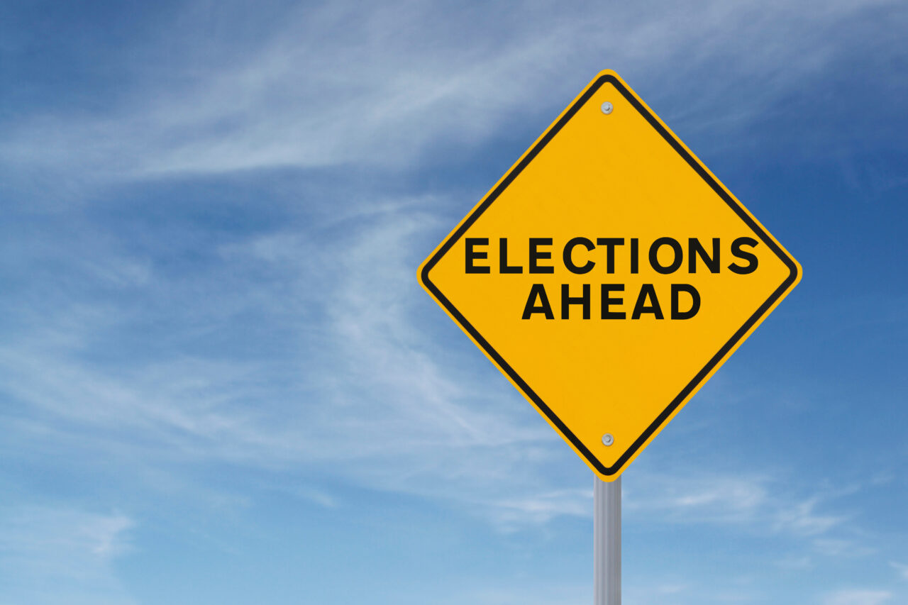 Elections Ahead Sign