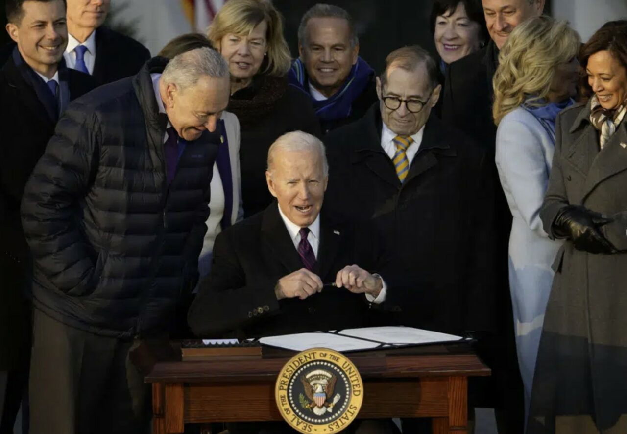 Joe Biden signs Respect for Marriage Act AP