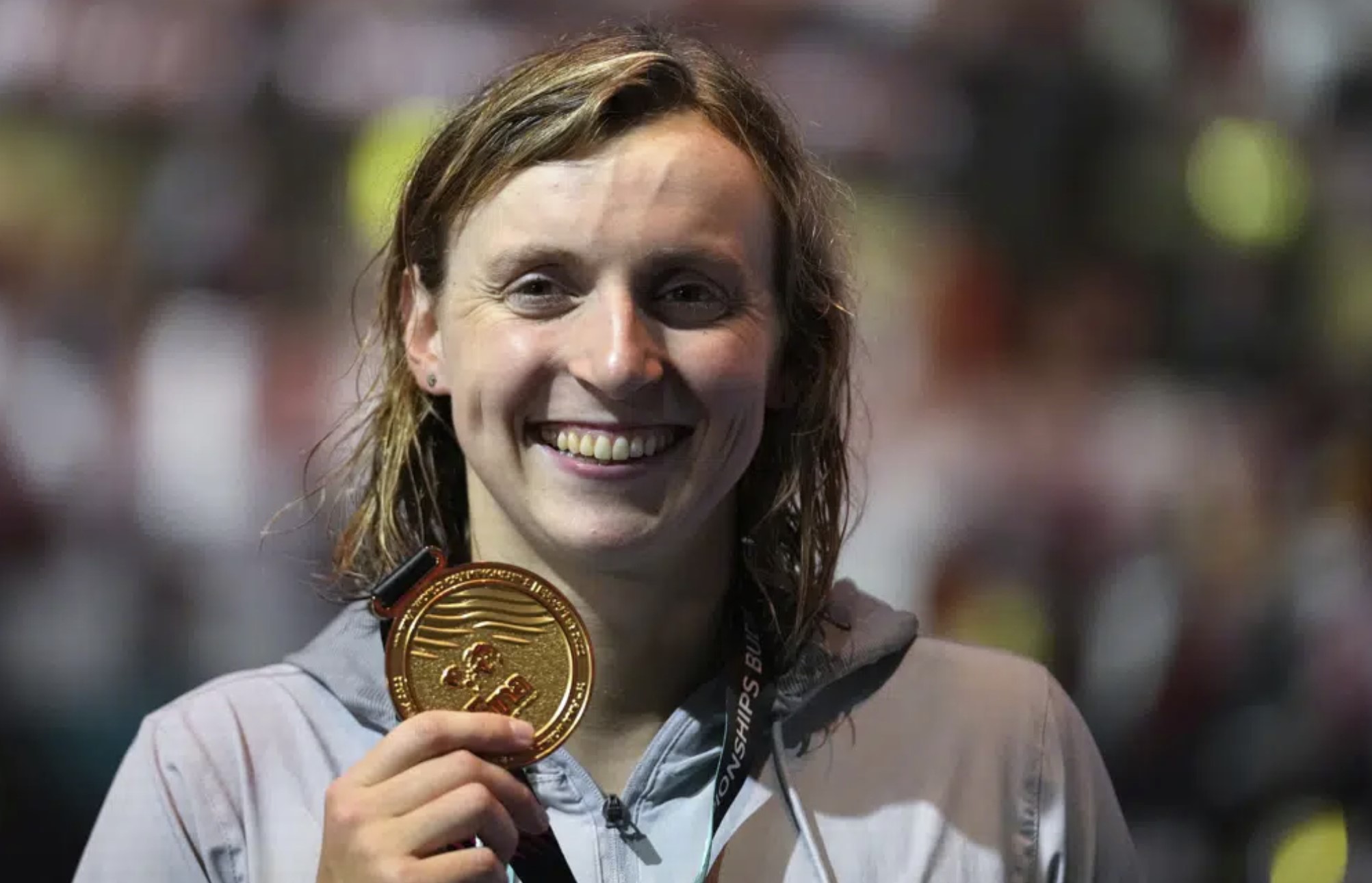 Katie Ledecky Earns AP Female Athlete Of Year For Second Time   Katie Ledecky AP 