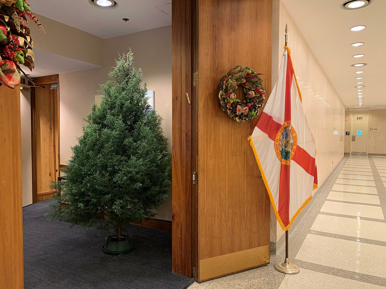 florida cabinet Christmas tree