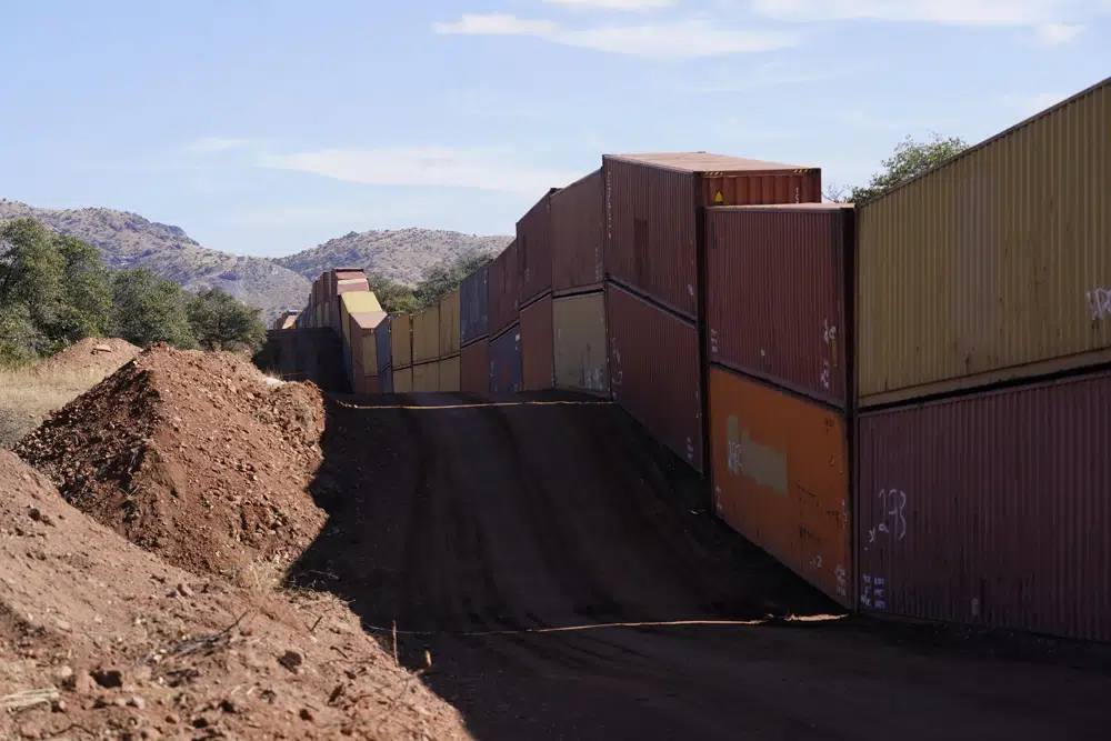 shipping containers border