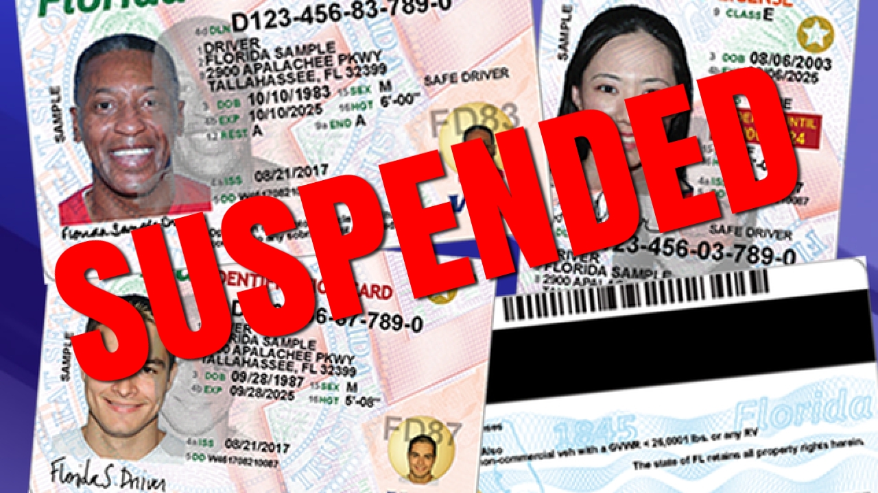 A suspended Florida driver license could costs you and your neighbor