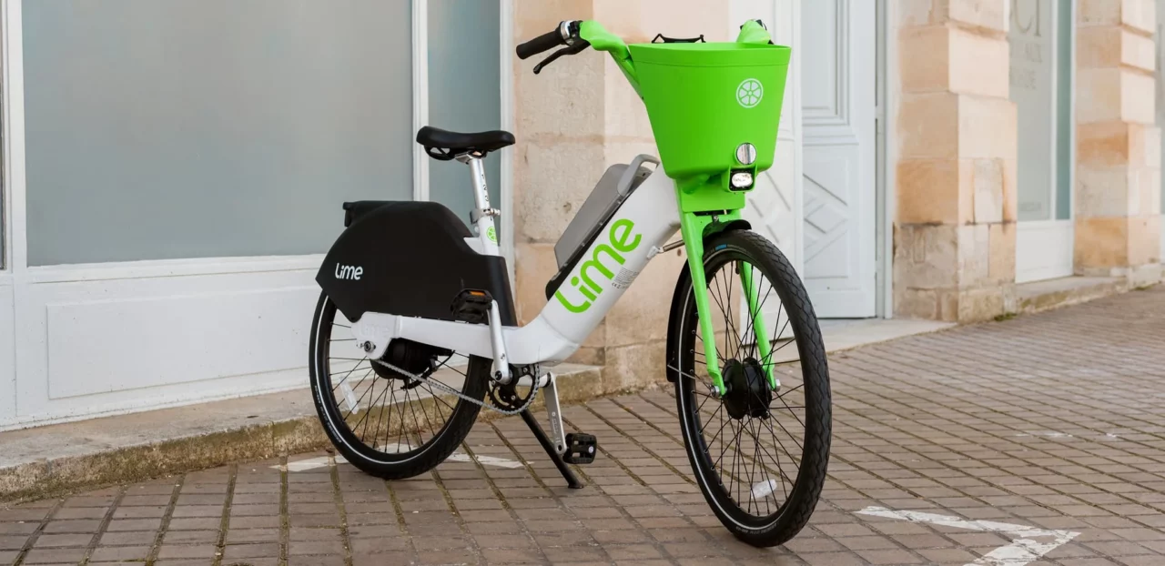 Lime e-bike