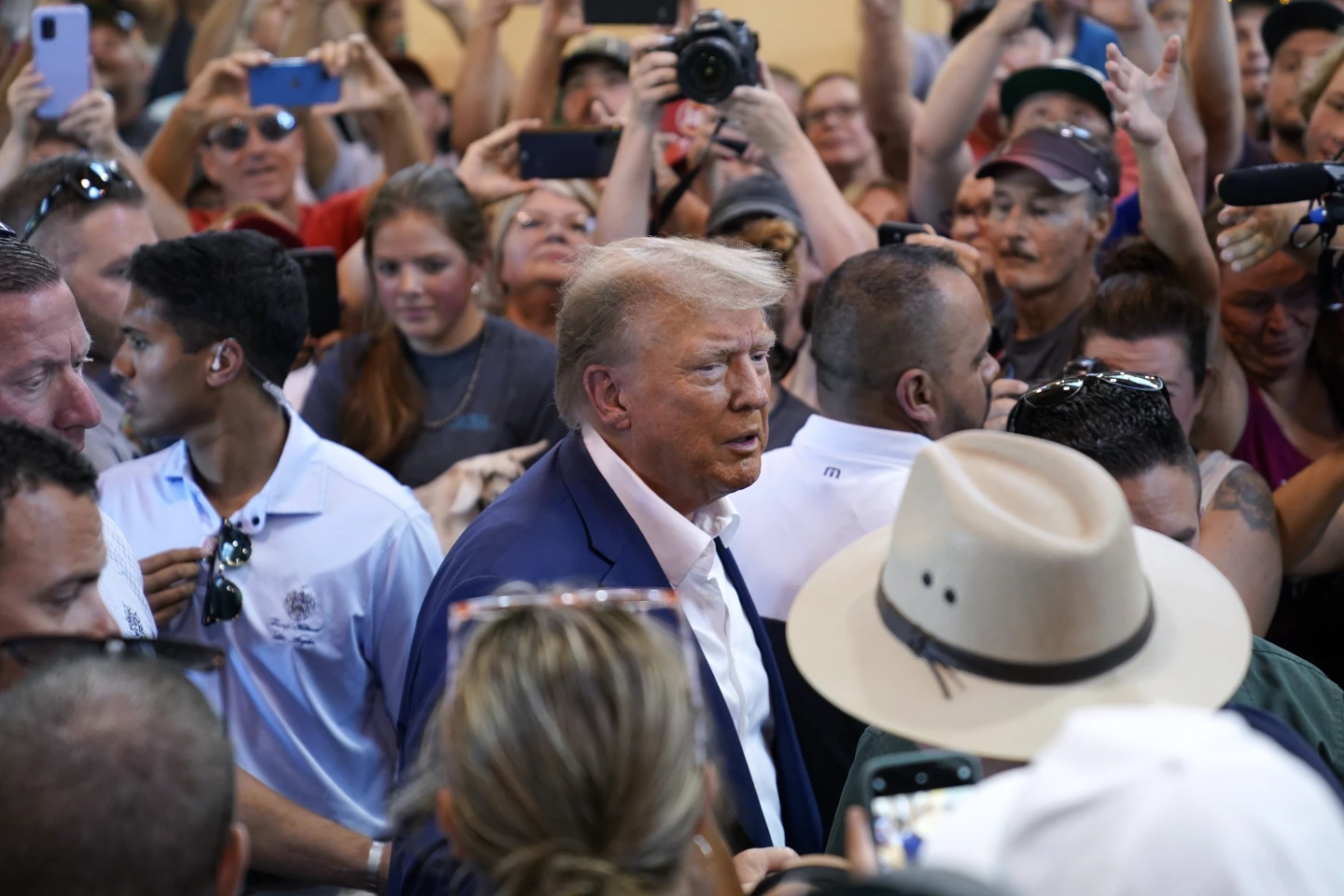 Trump’s Iowa State Fair spectacle clouds DeSantis' appearance