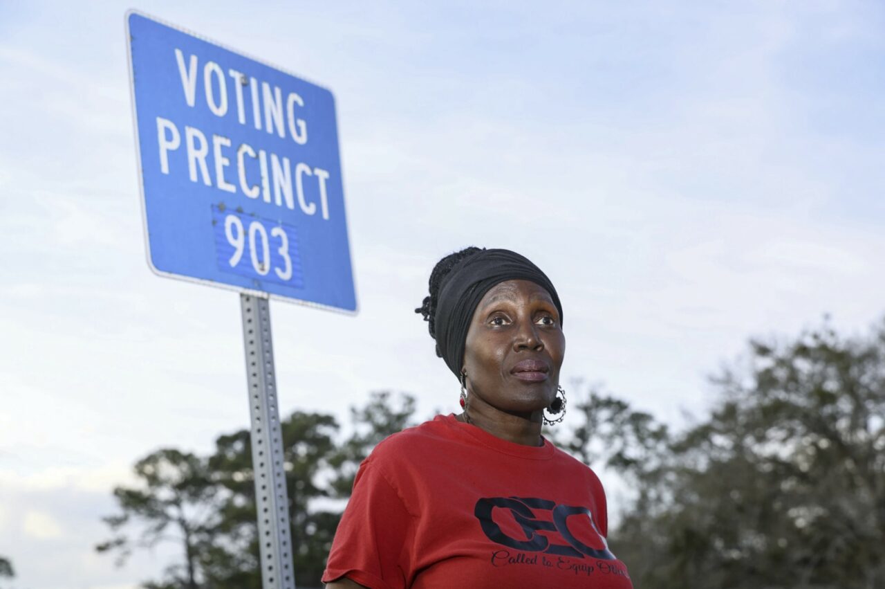 Voting precinct Redistricting Rosemary McCoy AP Jacksonville