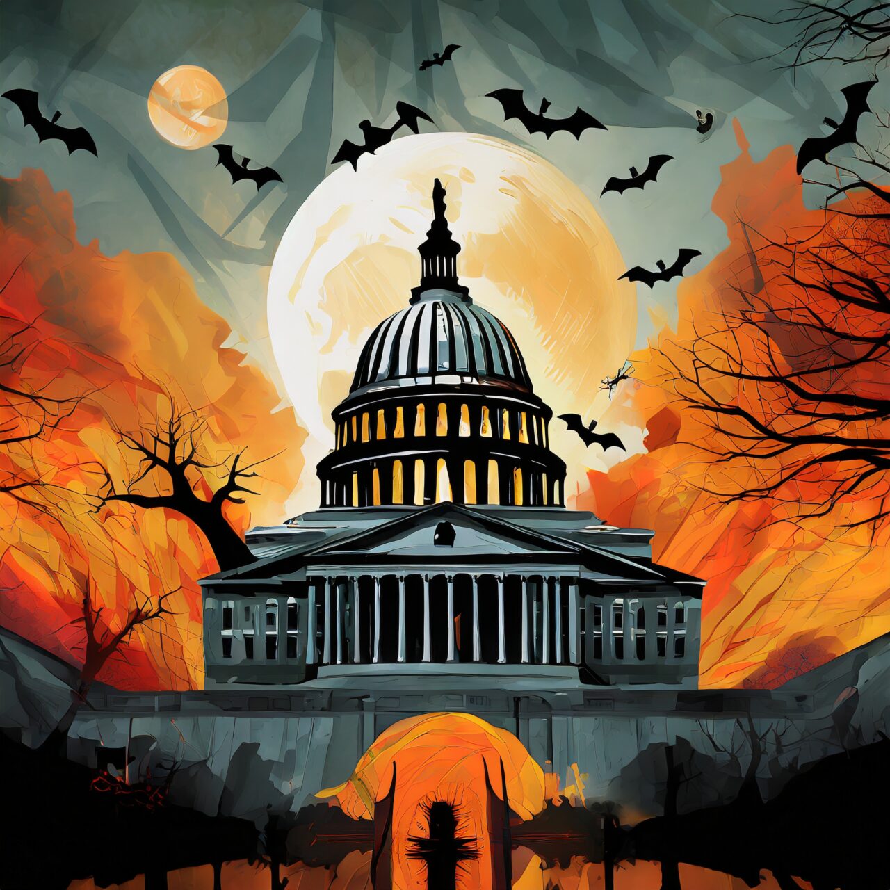 Firefly abstract us capitol for halloween 70214