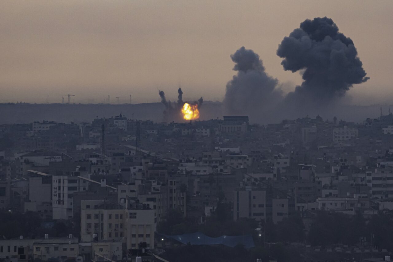 Israeli air strike gaza AP