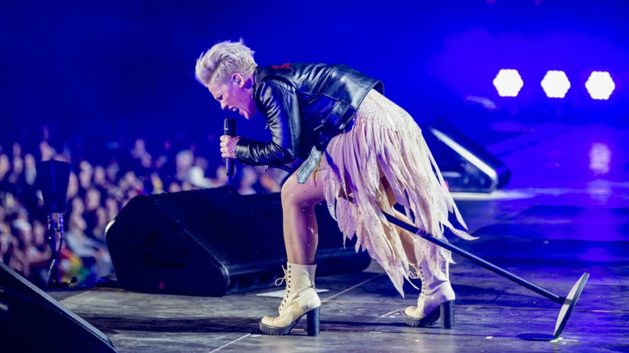 Singer P!nk will give away banned books at Florida concerts