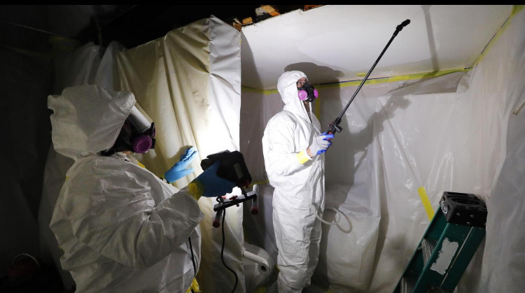 asbestos image via AP