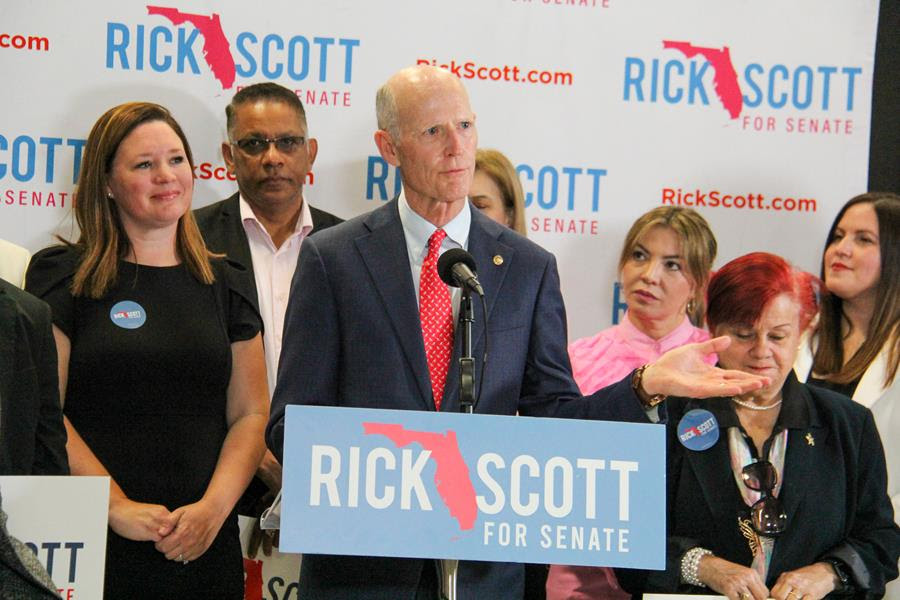 Rick Scott hispanic faith leader endorsements via campaign