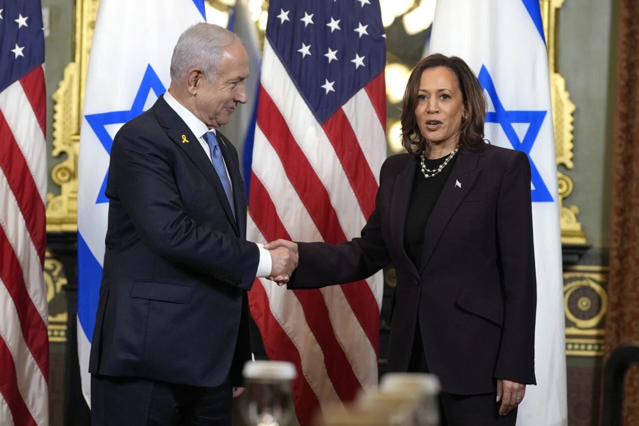 Kamala Harris Benjamin Netanyahu