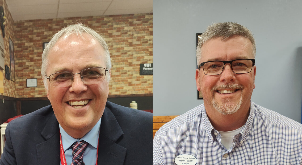 Citrus County superintendent Jason Koon, Scott Hebert