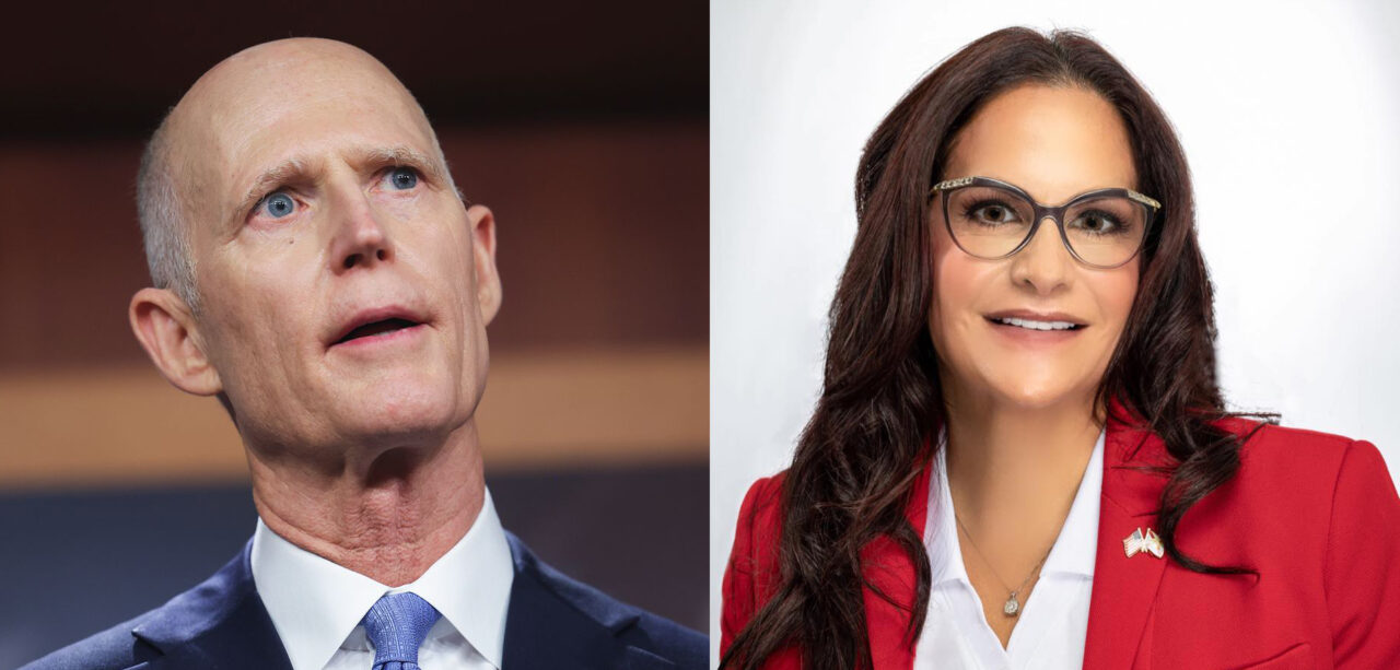 Rick Scott and Yvette Benarroch