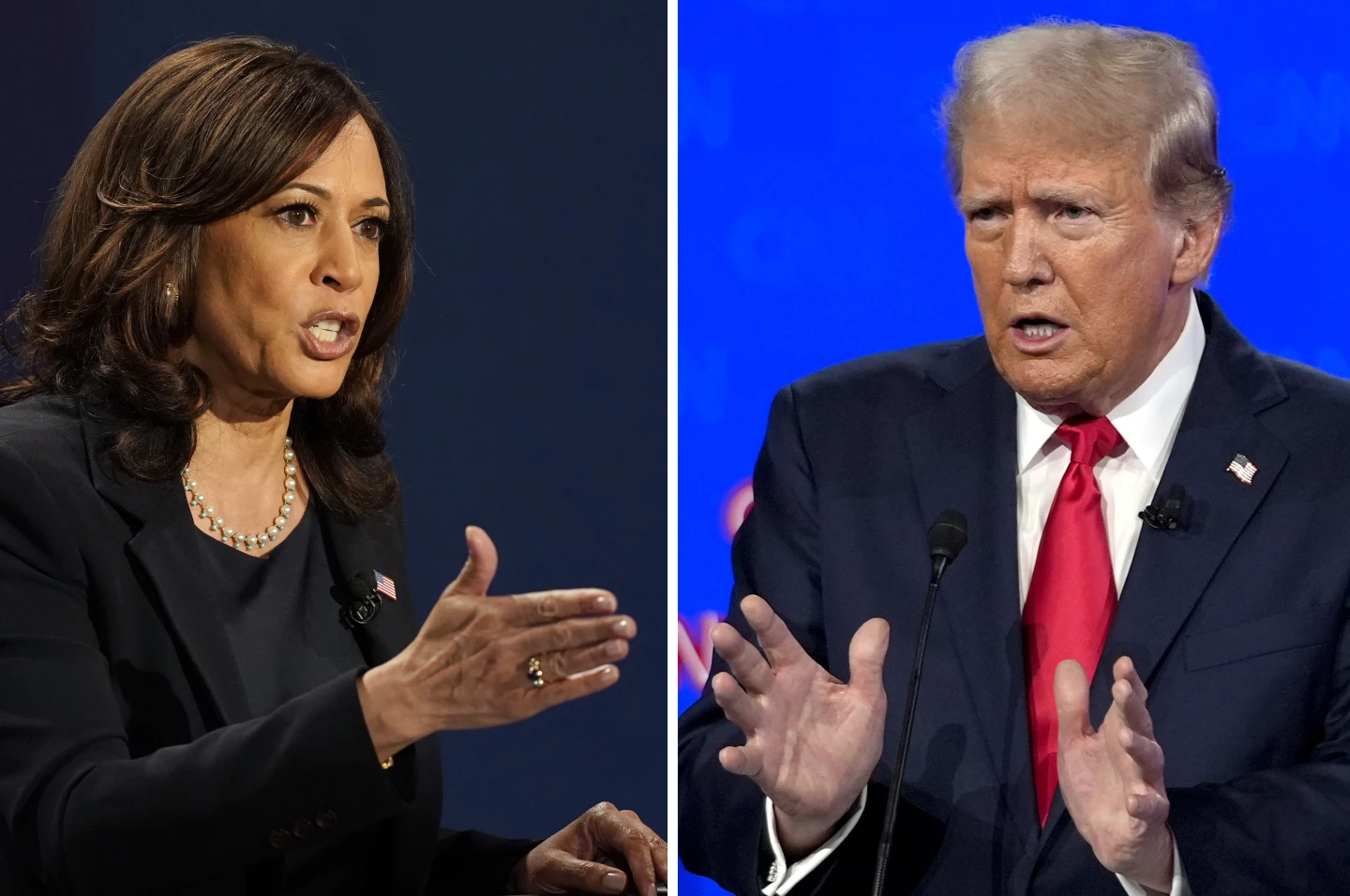 Kamala Harris and Donald Trump argue in heated debate about abortion