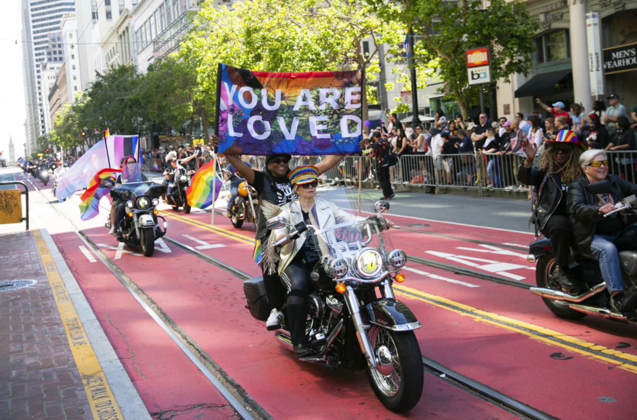 Pride Parade San Francisco Harley Davidson