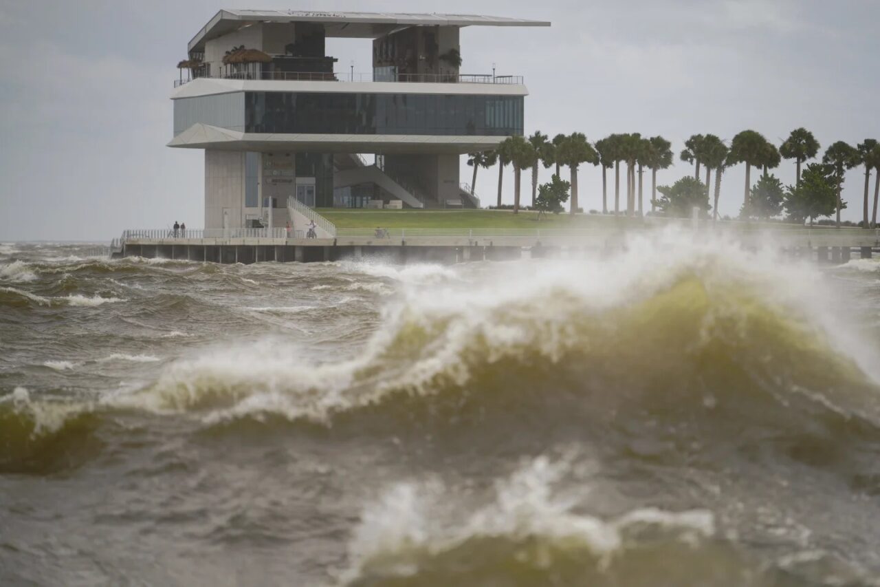 St. Pete pier Hurricane Helene