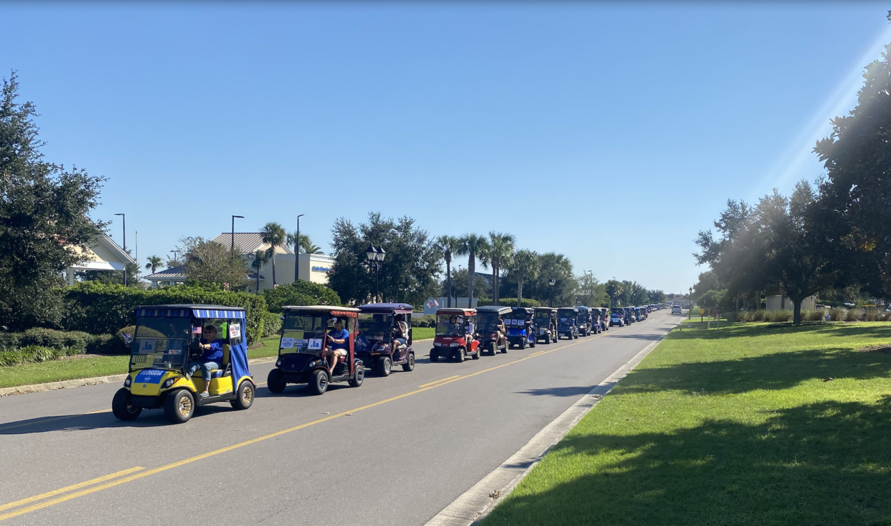 Maxwell Frost, Debbie Mucarsel-Powell say Villages golf cart caravan translates into Dem momentum