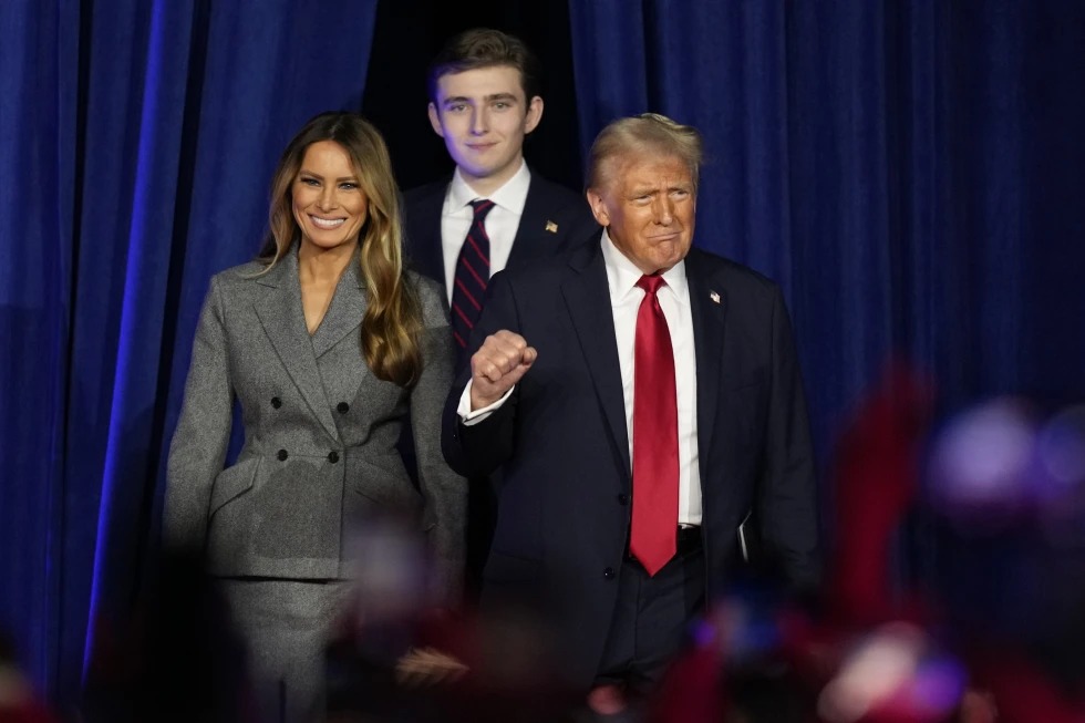 Donald Trump Melania Trump Barron Trump