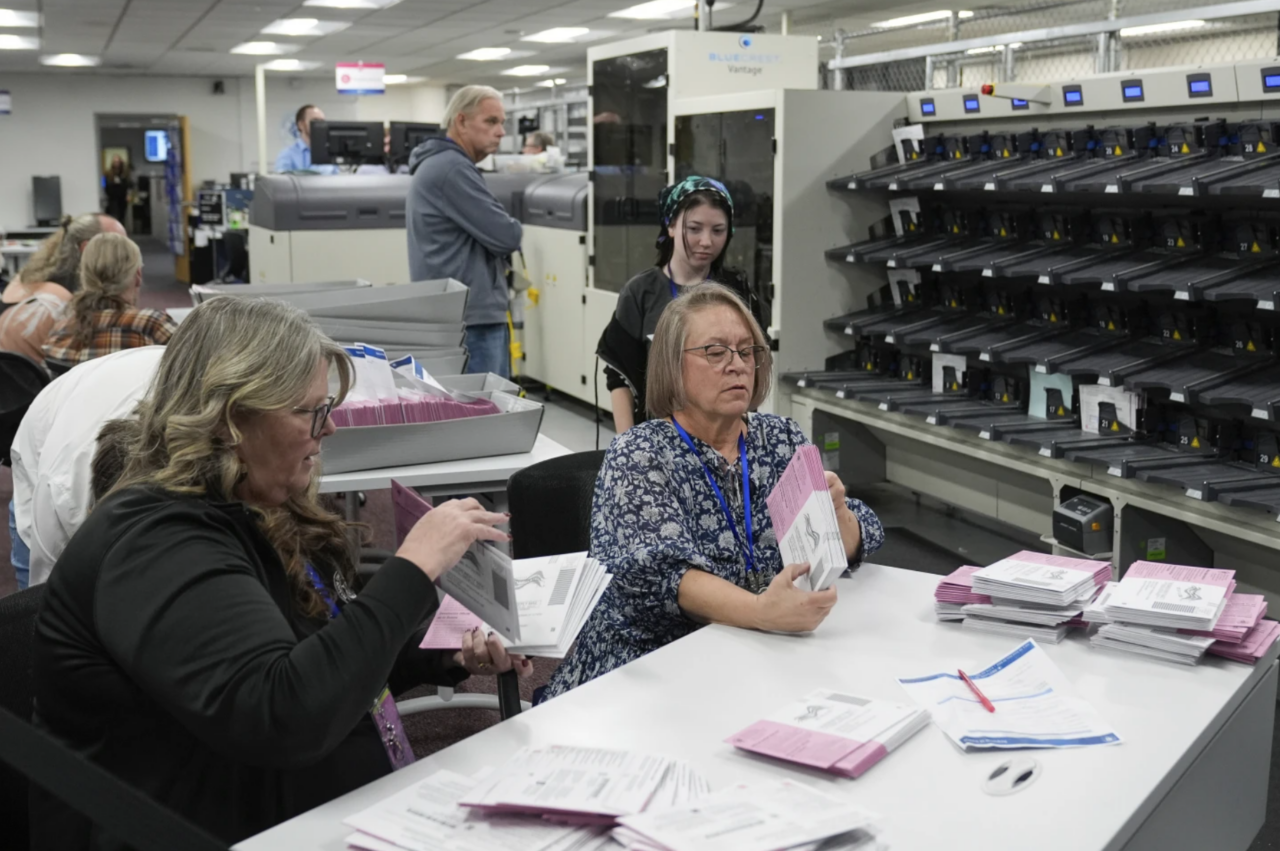 Ballot Ballots Ballot-counting Mail-in vote-by-mail voting AP