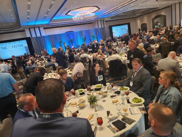 The JAXPORT 'State of the Port' address Thursday at the Hyatt Regency in downtown Jacksonville. Photo via Drew Dixon.