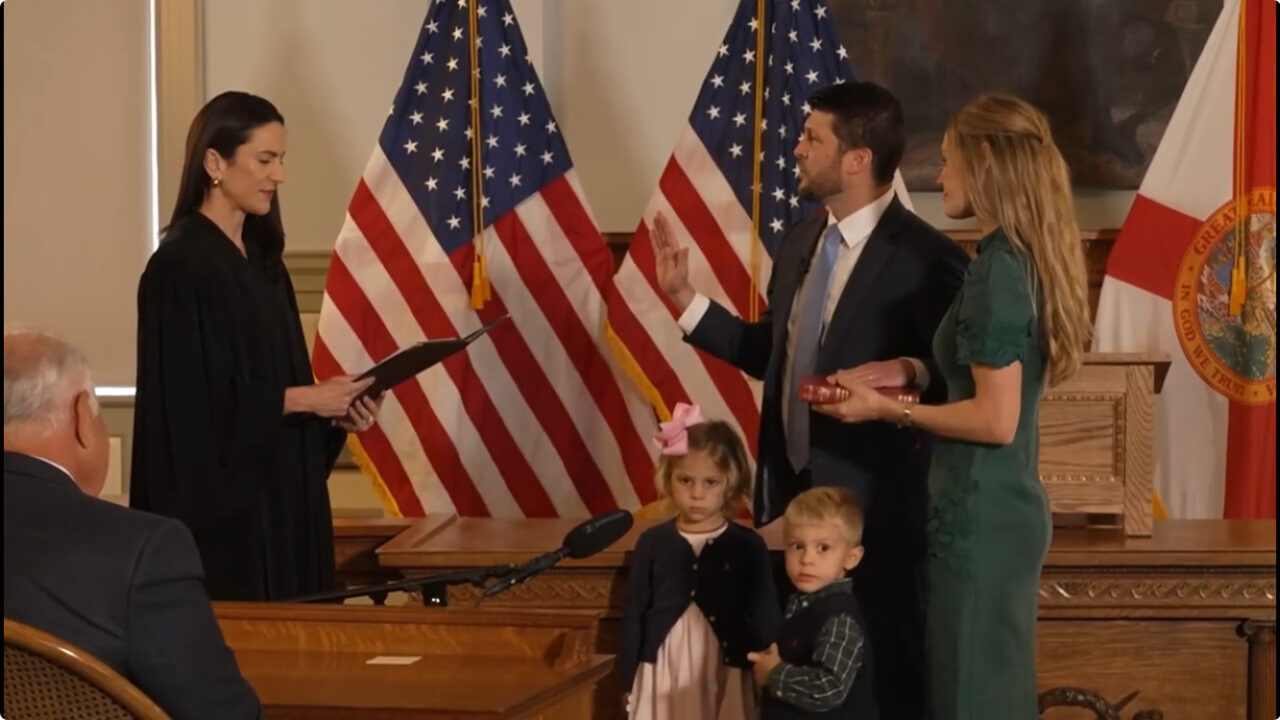 James Uthmeier sworn in image via DeSantis X