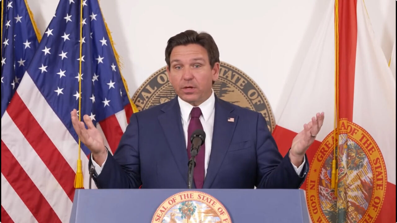 DeSantis presser via X